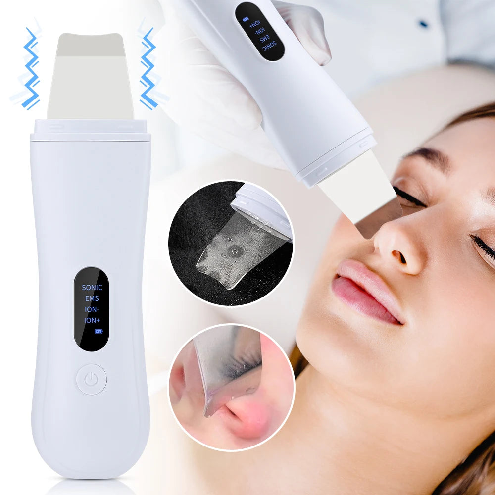 Electric Vacuum Blackhead Remover – EMS Ultrasonic Skin Scrubber