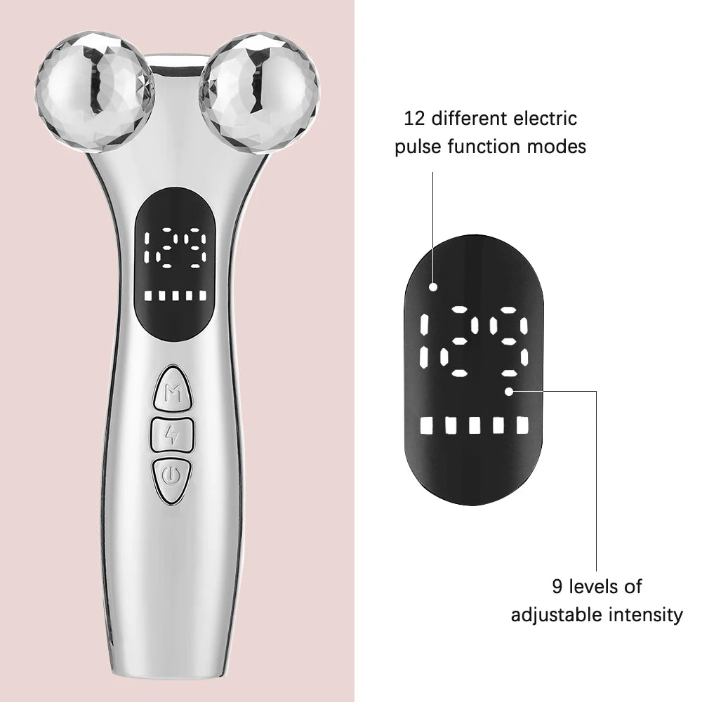 Electric Facial Micro-current Beauty Instrument – Face Lift Roller