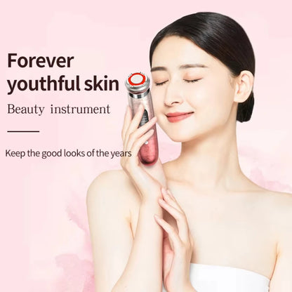 Anti-wrinkle EMS Beauty Instrument – Red & Blue Light Facial Device