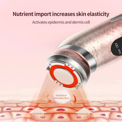 Anti-wrinkle EMS Beauty Instrument – Red & Blue Light Facial Device