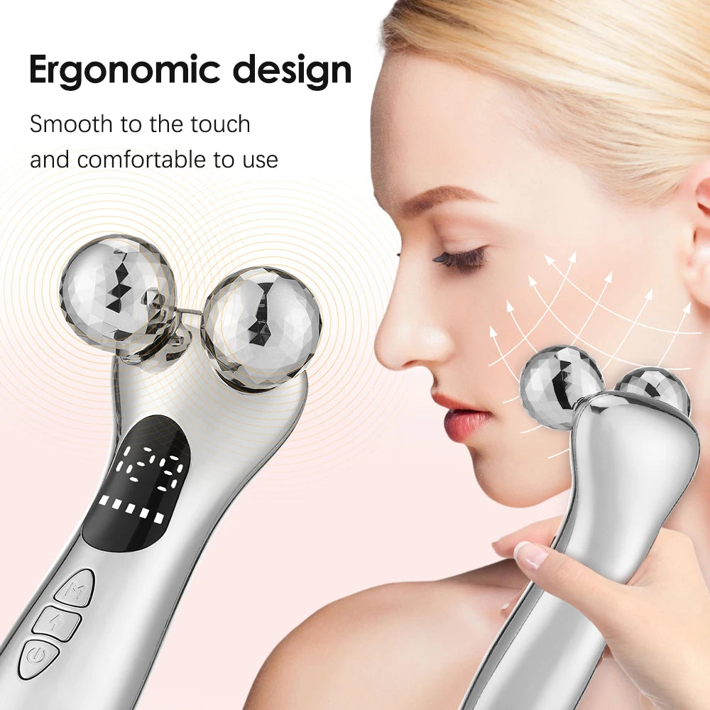 Electric Facial Micro-current Beauty Instrument – Face Lift Roller