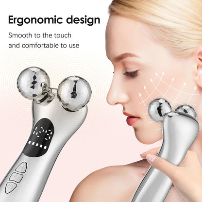 Electric Facial Micro-current Beauty Instrument – Face Lift Roller