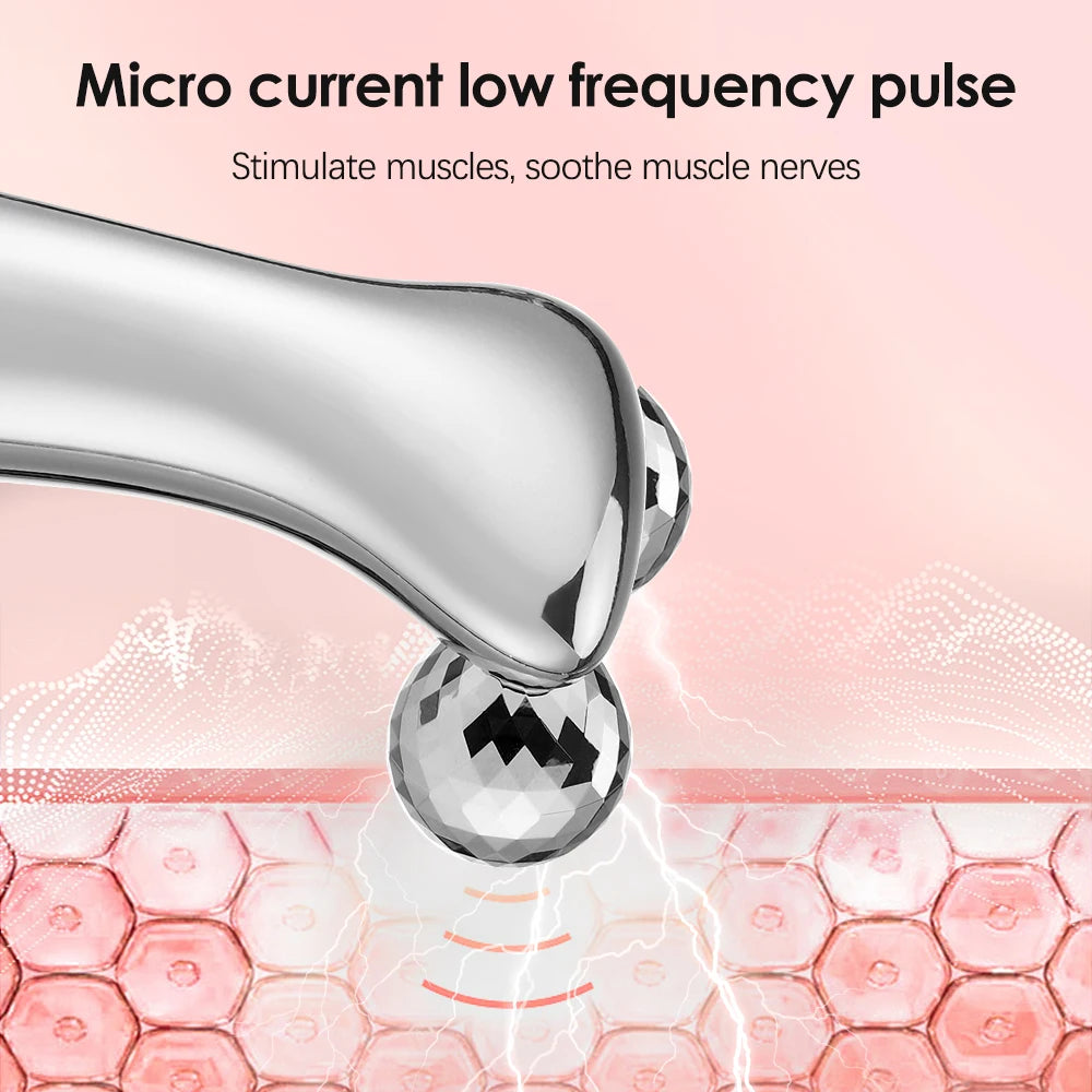 Electric Facial Micro-current Beauty Instrument – Face Lift Roller