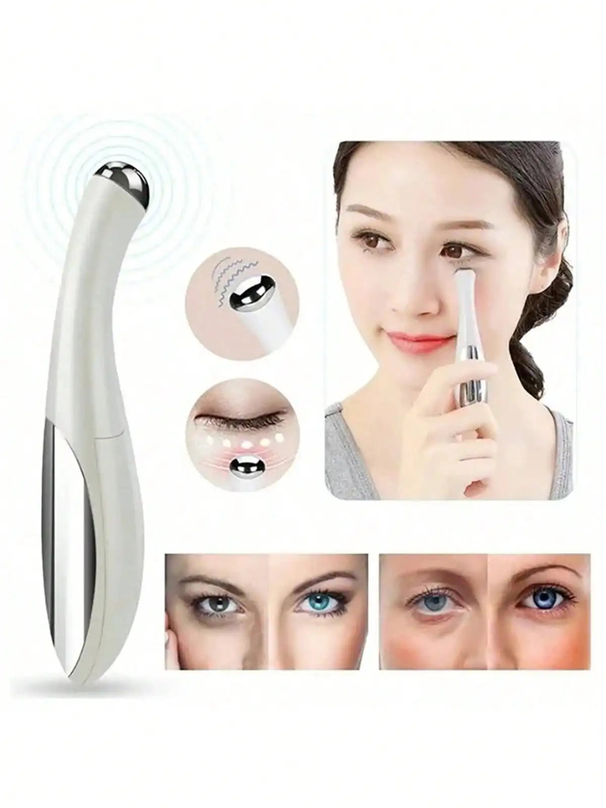 Electric Eye Massager – Anti-Ageing Wrinkle & Dark Circle Pen