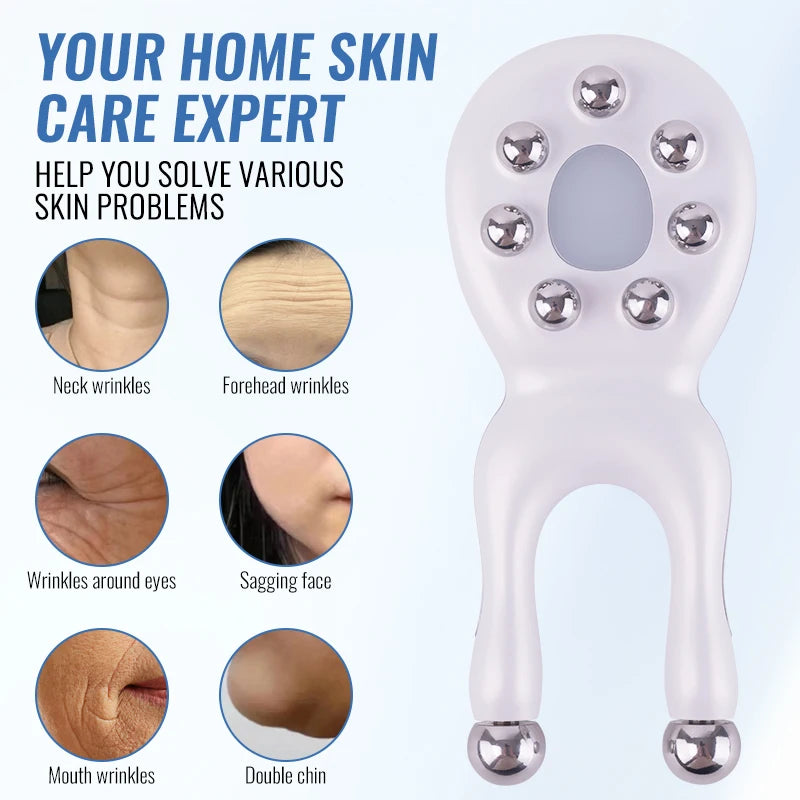 7 in 1 Face Lifting Device – EMS LED Facial & Neck Massager