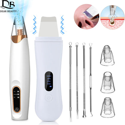 Electric Vacuum Blackhead Remover – EMS Ultrasonic Skin Scrubber