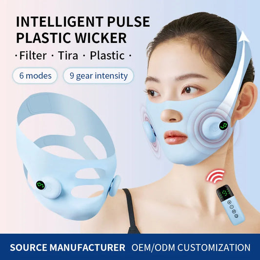 Smart Pulse Face Shaping Device – EMS V-Face Lifting & Skin Tightening