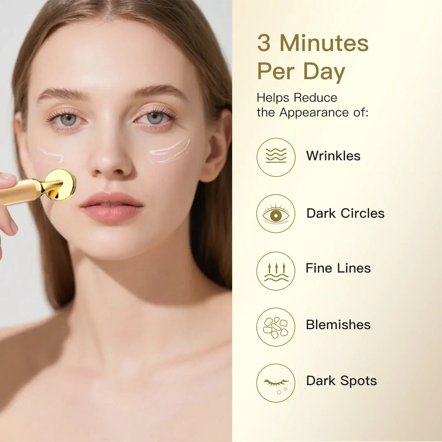 Electric Facial Beauty Device – Face Lifting & Eye Massage Tool