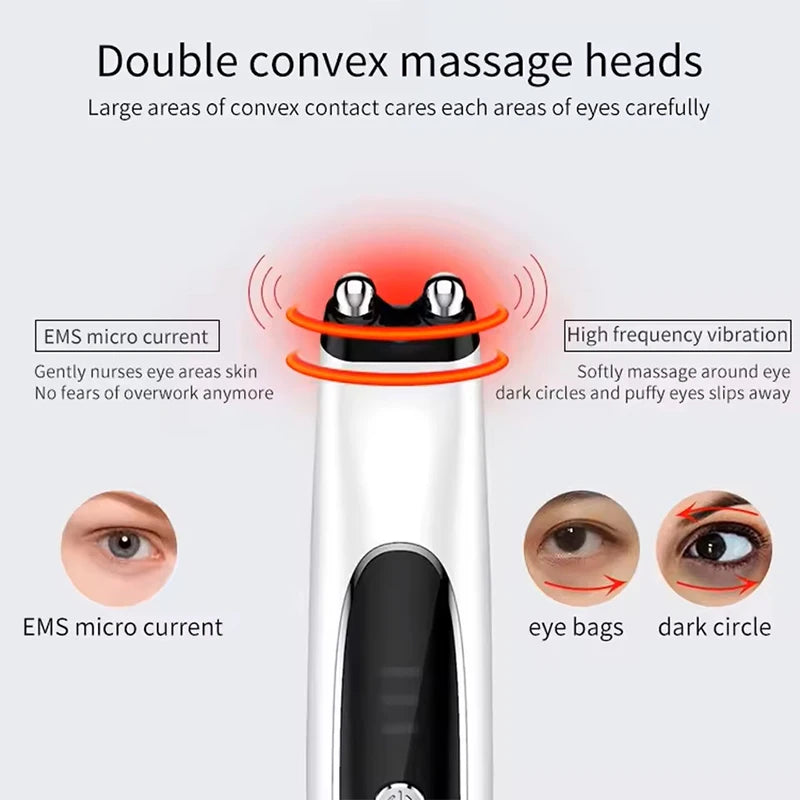 EMS Eye Massager – Microcurrent Device for Wrinkles & Eye Bags