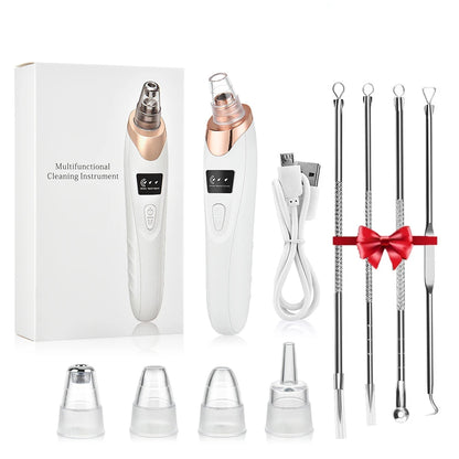 Electric Vacuum Blackhead Remover – EMS Ultrasonic Skin Scrubber