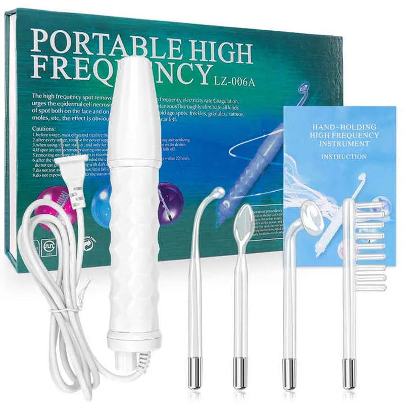 Skin Care 4 in 1 Electrotherapy Wand – Facial Therapy Device
